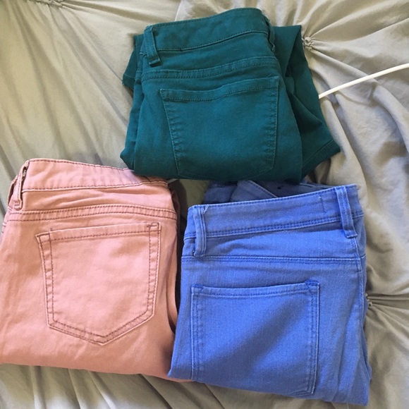 Colourful, sized small jeans. Roxy, and other brands. - Picture 1 of 1